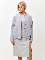 18072-07 Бомбер Серый