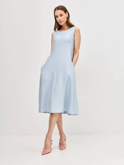 11364-25 Платье голубой