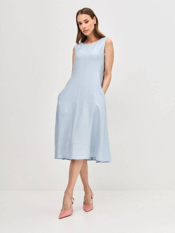 11364-25 Платье голубой
