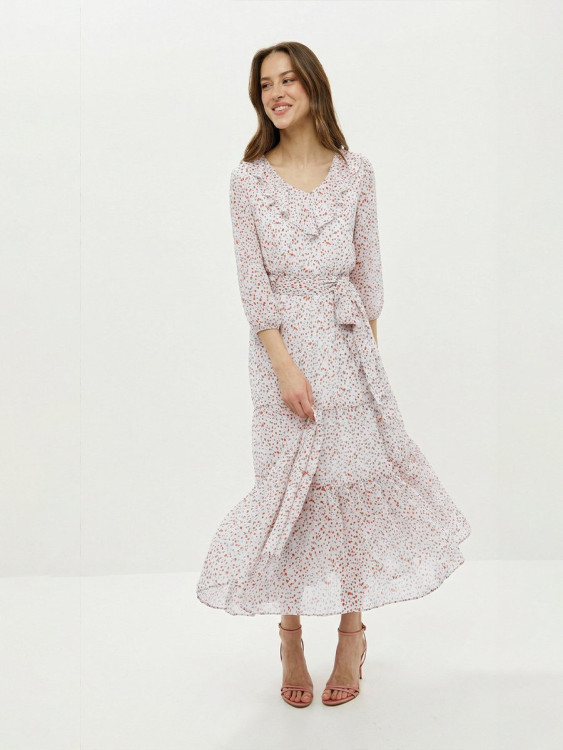 11384-13 Платье белый