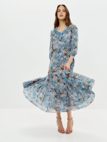 11384-25 Платье голубой
