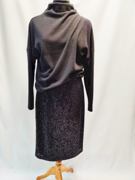 10669-01 черный юбка