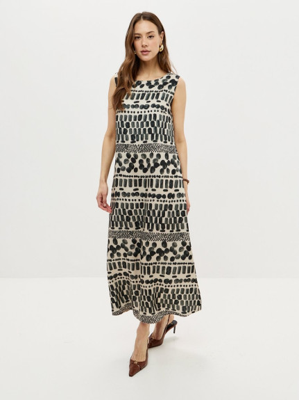 11394-10 Платье зелёный