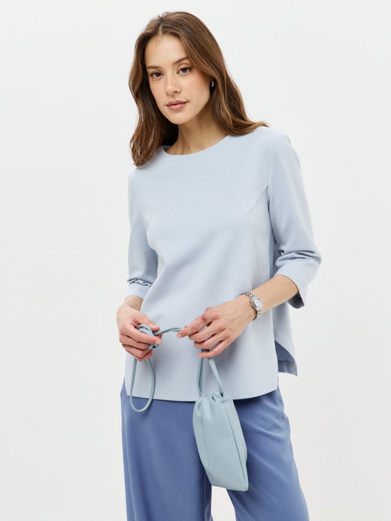 22125-25 Лонгслив Голубой