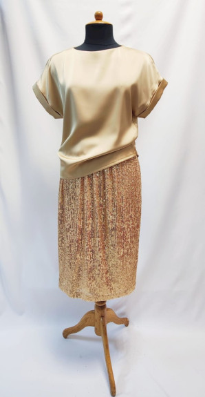 10669-63 золотой юбка