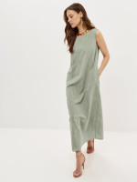 11394-30   Платье оливковый