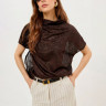 22119-04 Блузка Коричневая