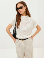22119-32 Блузка Молочный