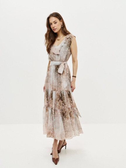 11411-33 Платье оливковый