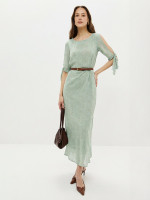 11413-30 Платье оливковый