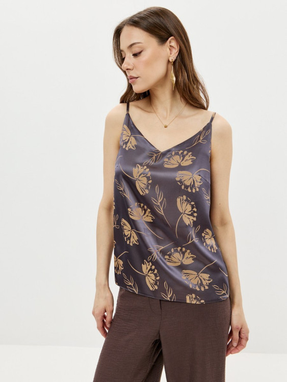 13140-08 Топ темно серый