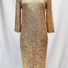 11350-63 золотой платье