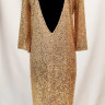 11350-63 золотой платье