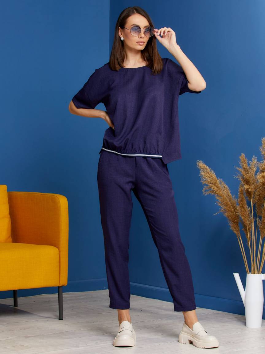 Studio anneloes bente shirt classic blue shop