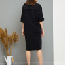 11303-01 платье черный с поясом