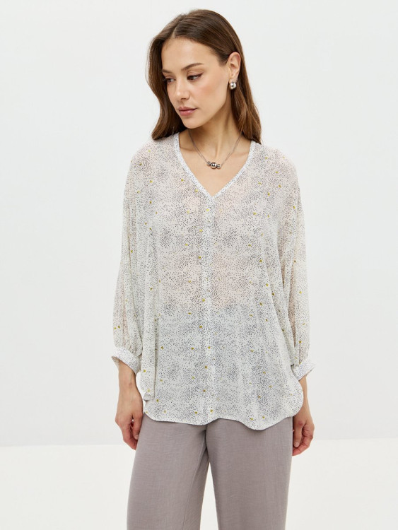 13301-32 Блузка молочный