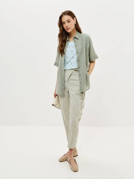 13303-30 Рубашка оливковый