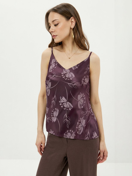 13307-11 Топ бордовый