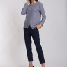 Блуза 21058-0720 серый 