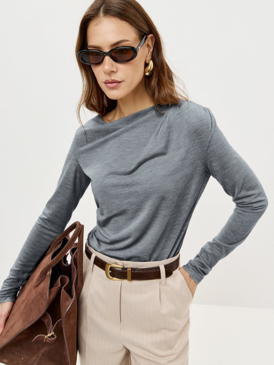 13315-07 Лонгслив серый