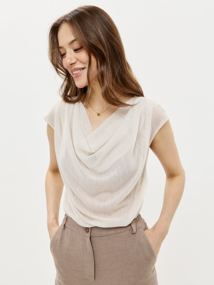 13314-32 Блузка молочный