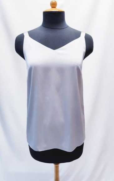 13292-07 серый блузка
