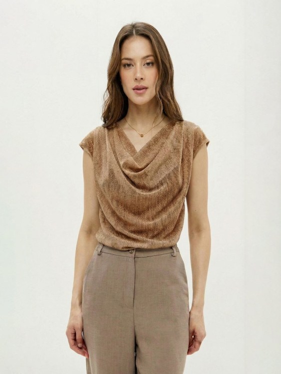 13314-39 Блузка терракотовый