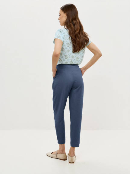 14037-03 Брюки темно синий