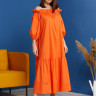 11253-15 оранжевый платье