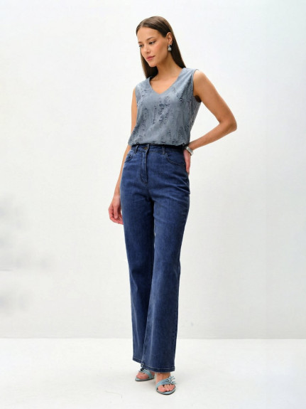 14157-03 Брюки темно синий