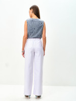 14157-32 Брюки молочный