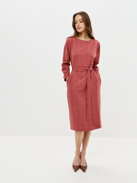 11408-39 Платье Теракотовый