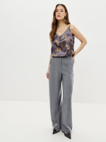 14161-09 Брюки светло серый