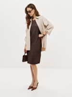 11187-04 Платье Коричневый