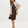 11187-04 Платье Коричневый