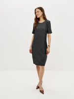 11187-08 Платье темно серый