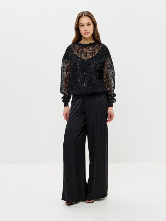 14164-01 Брюки черный