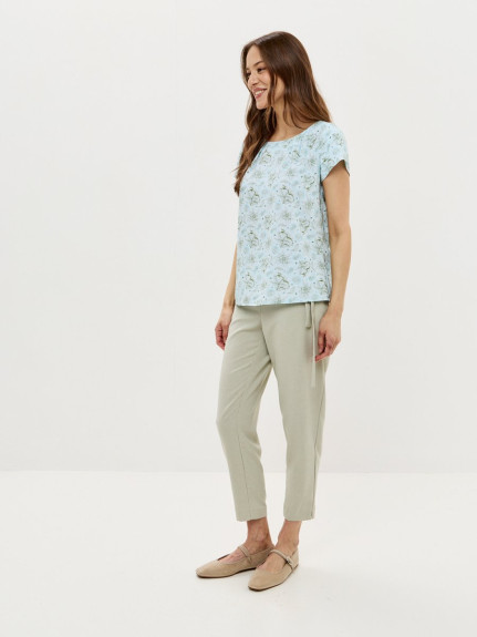 13203-33  Блузка Мятный