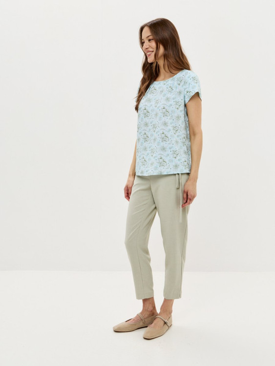 13203-33  Блузка Мятный