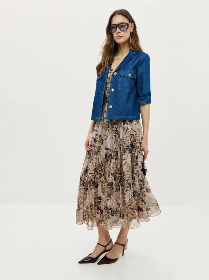 18043-02 Жакет синий