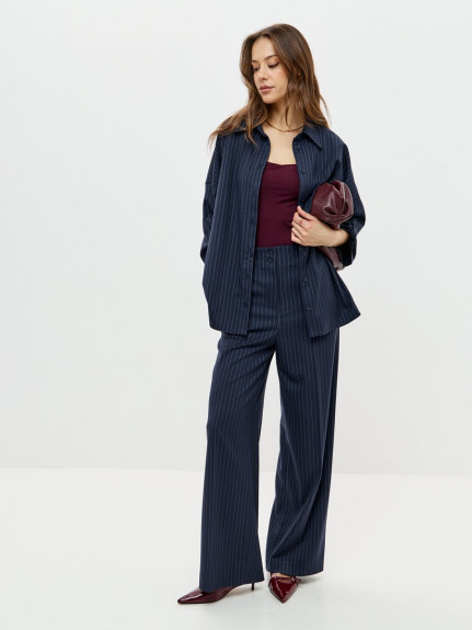 13300-03 Рубашка Синяя