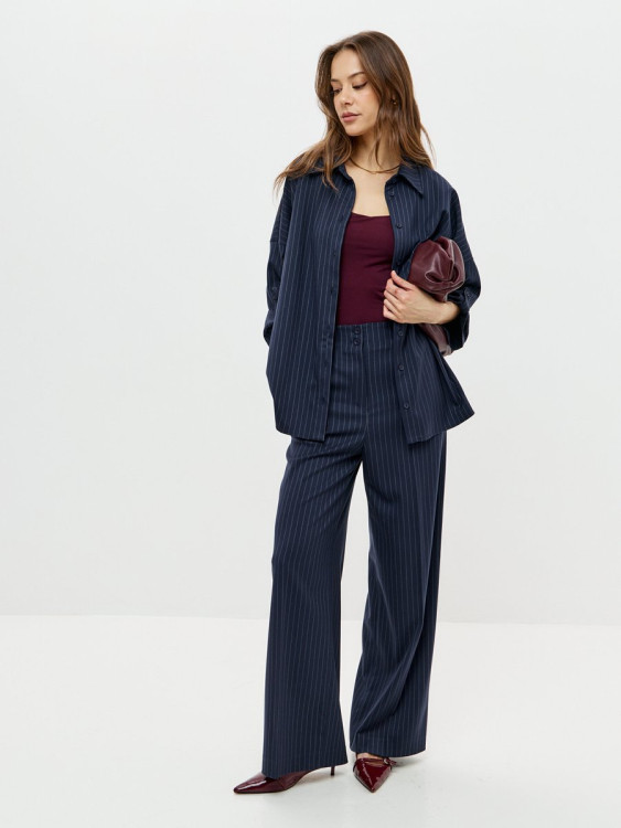 13300-03 Рубашка Синяя