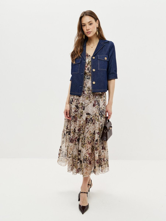 18043-03 Жакет темно синий