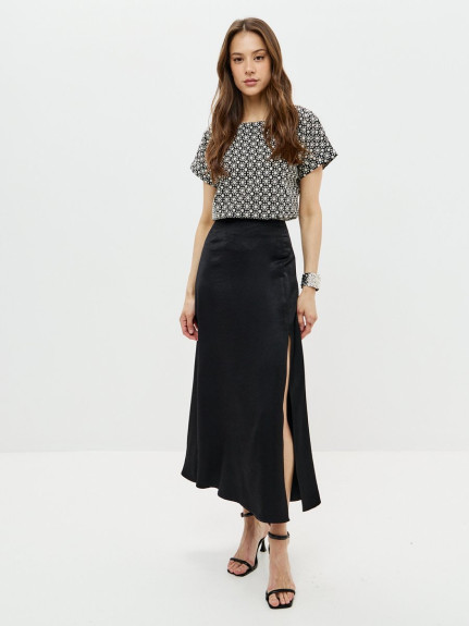 10671-01 Юбка черный