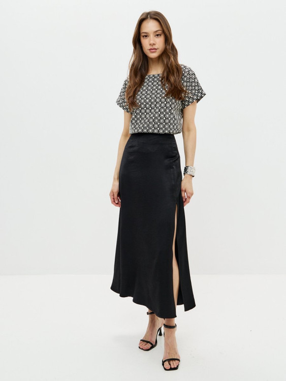 10671-01 Юбка черный