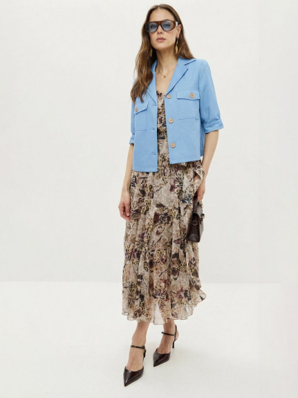 18043-25 Жакет голубой