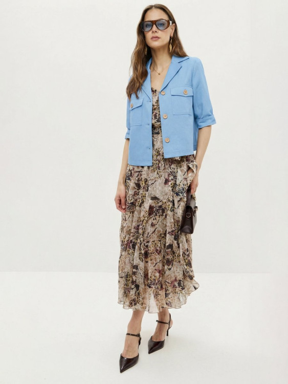 18043-25 Жакет голубой