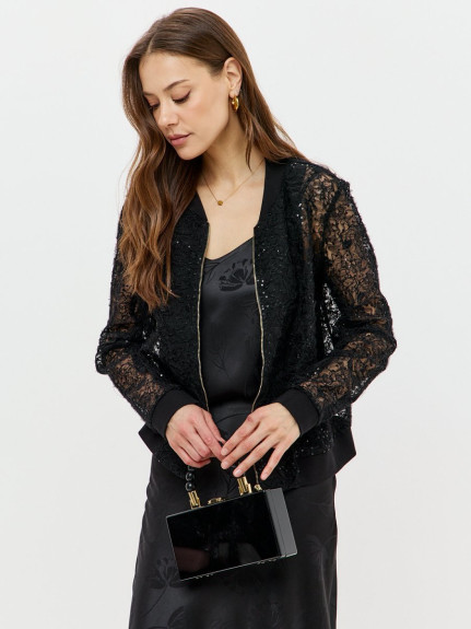 18055-01 Бомбер черный