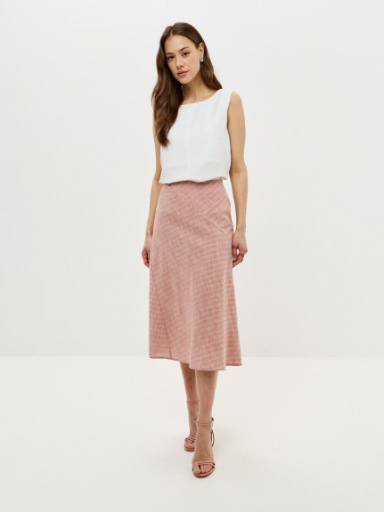10691-39 Юбка терракотовый