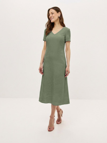 11003-30 Платье оливковый